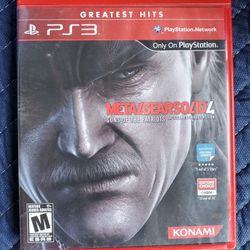 2 PS3 METAL GEAR SOLID 4 