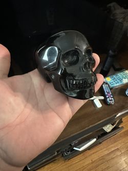 Obsidian Crystal Skull 