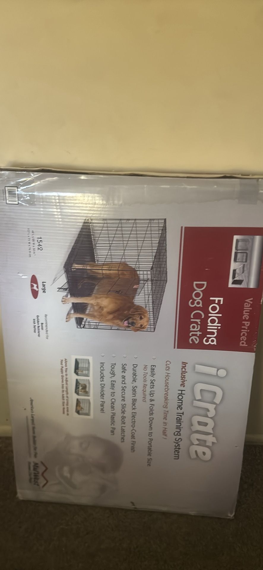 Folding Cage For Large Dogs