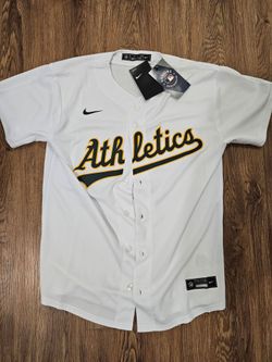 New Oakland Athletics Nike Baseball Jersey Youth Large White MLB