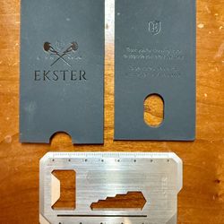 Ekster Tool Card, 7-in-1 Multitool, Silver, BNIB