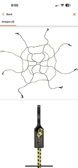 Husky Adjustable Cargo Net with Hooks Fits Any Size Pickup Trucks High Quality