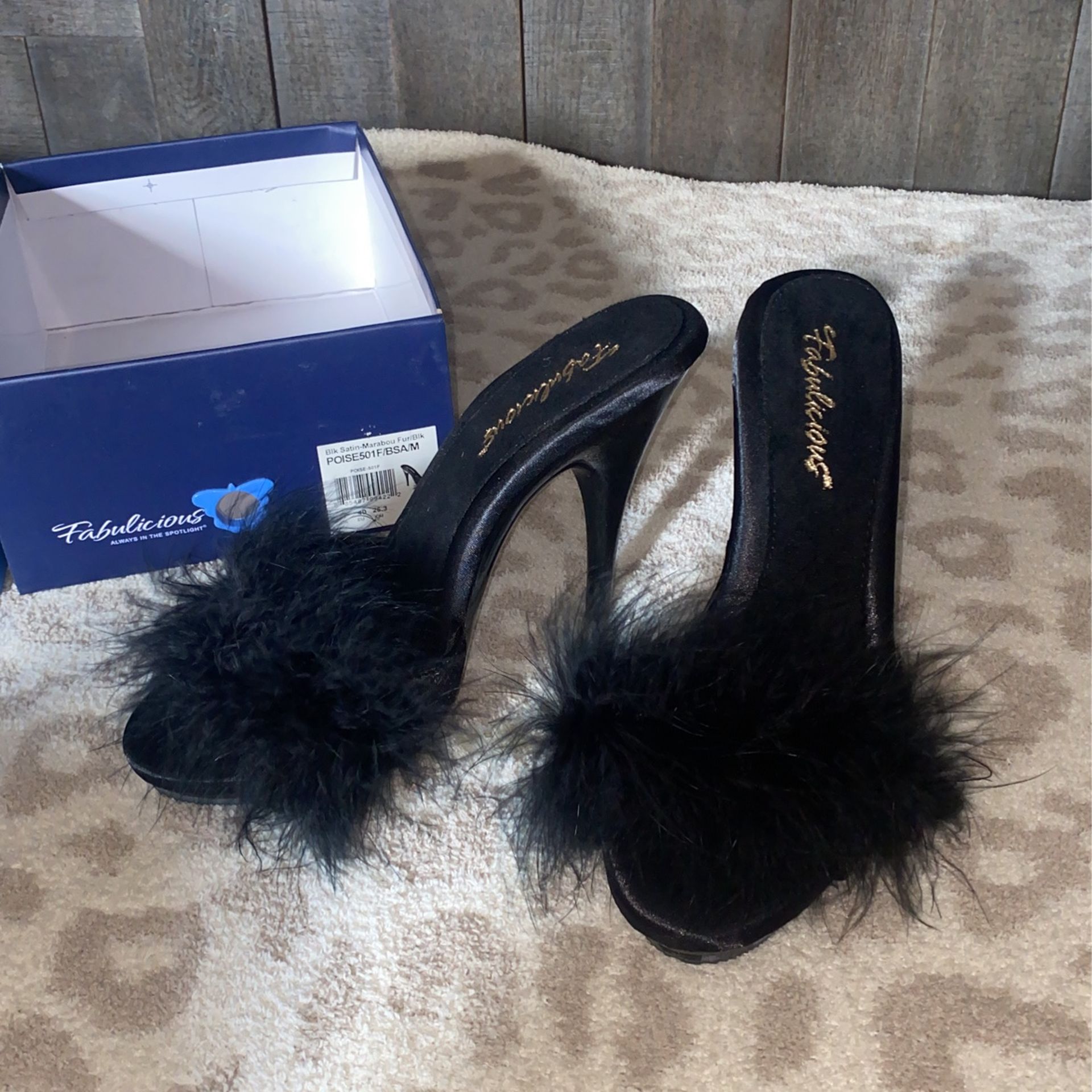 Fuzzy Heels Fabulicious
