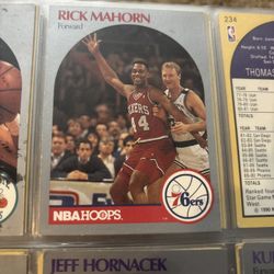 Rick Mahorn 76ers NBA HOOPS  