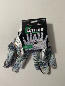 Cutters Game Day Elite Football Gloves Adult S/M