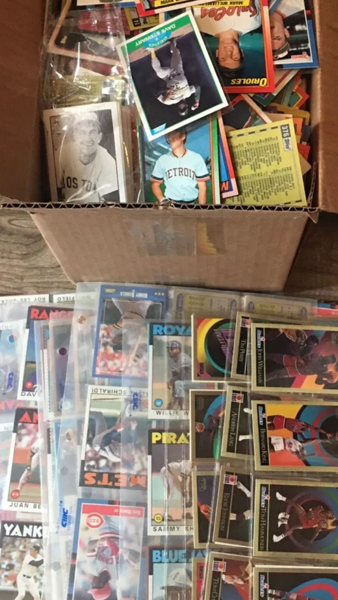 Late 80s And Early 90s Baseball Cards
