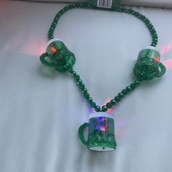 Beer Mug Necklace Lights Up