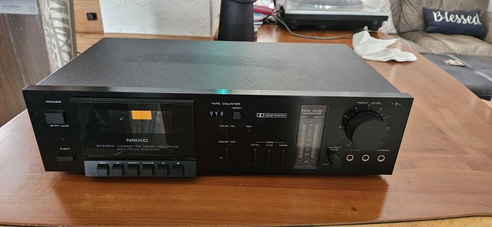 ✨️Nikko Stereo Cassette Deck ND-500II,Dolby System, Soft Touch