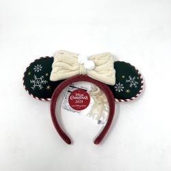 Tokyo Disney Minnie Christmas Ears Headband – Japan Exclusive (Brand New)