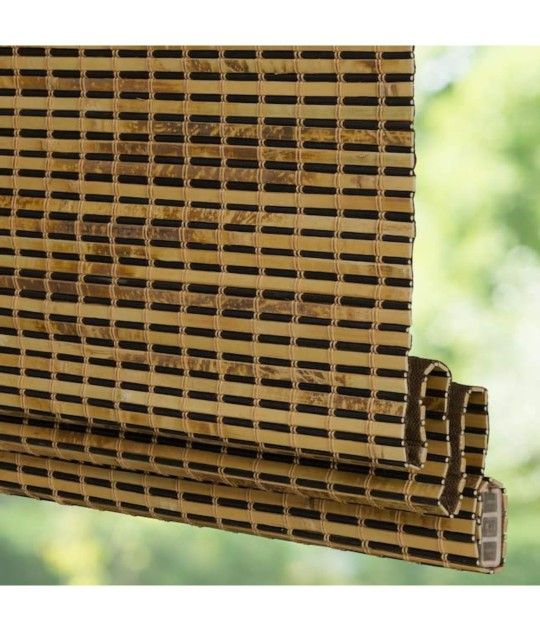 LEVOLOR 48-in x 64-in Tatami Light Filtering Cordless Roman Shade