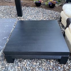 (Free) Heavy Solid Wood Table 43" Square 