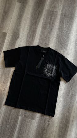 Black Amiri rhinestone shirt