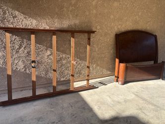 Free full/queen size wood bed frame