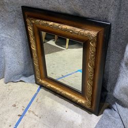 Old Wood Gold Gilt Mirror