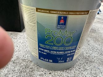 New Sherwin Williams ProMar 200 Paint – 5 Gallon Bucket