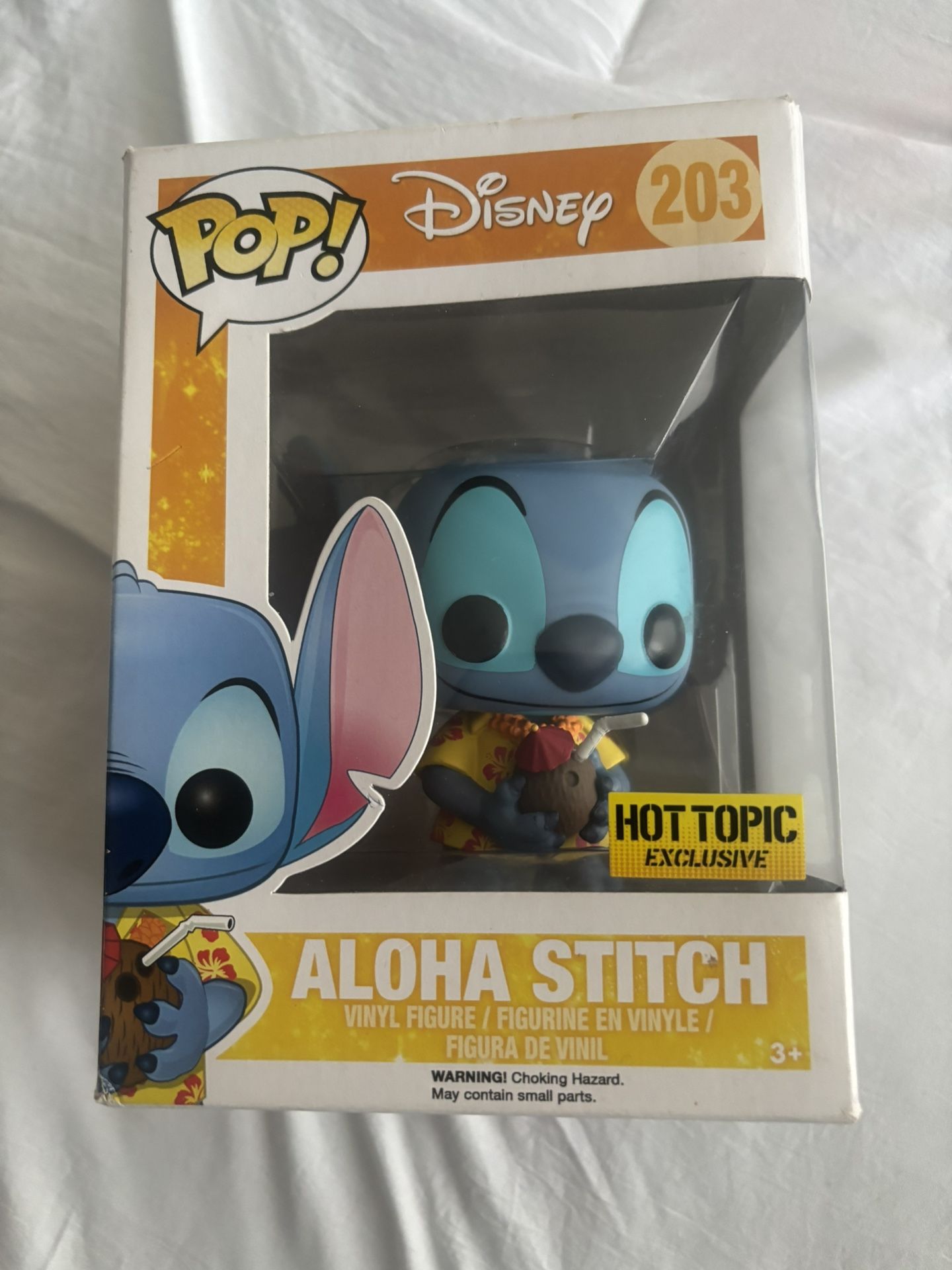 Aloha Stitch Funko Pop #203 Hot Topic Exclusive 