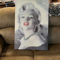 Painring/print Marilyn Monroe
