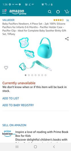 baby pacifier set