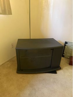 Metal TV Stand with shelves