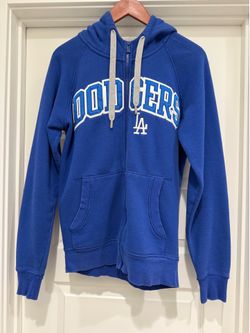 Antigua Los Angeles Dodgers Men’s Small Royal Team Logo Full-Zip Hoodie