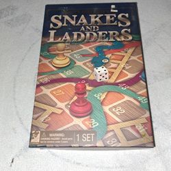 Snakes And Ladders Board Game In Brand New Excellent Condition (Is Complete Nothing Missing)