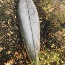 Vintage Bluefin Aluminium Canoe