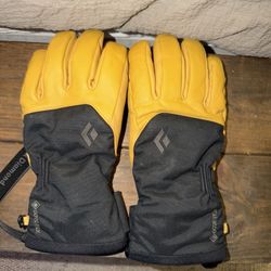 Black Diamond Leather Ski Gloves 