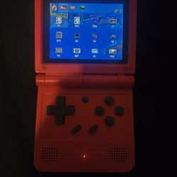 Powkiddy V90 Retro Emulation Handheld (Red)