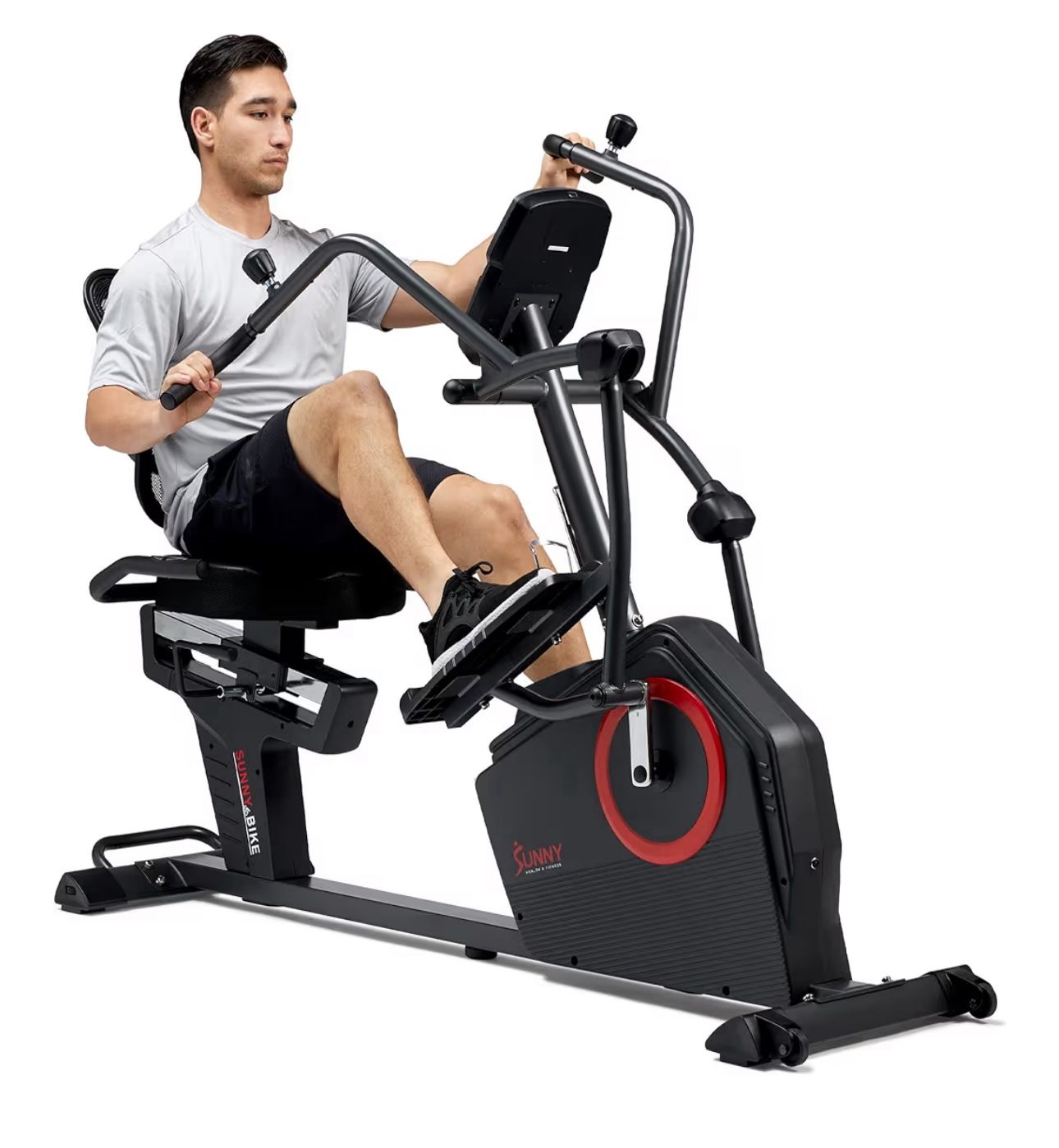 Sunny Health & Fitness Elite Recumbent Cross Trainer & Elliptical Machine