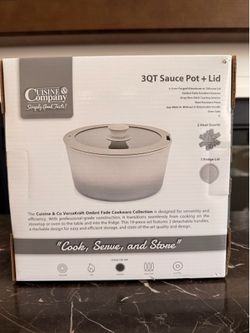 3QT Sauce Pot + Lid