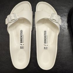 New - EVA White Birkenstock Women Size 39