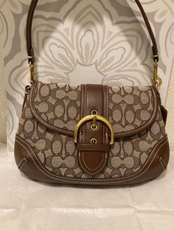 Coach Signature Canvas Shoulder Bag