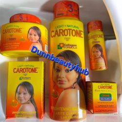 Carotone 5 pcs set for body & face.
