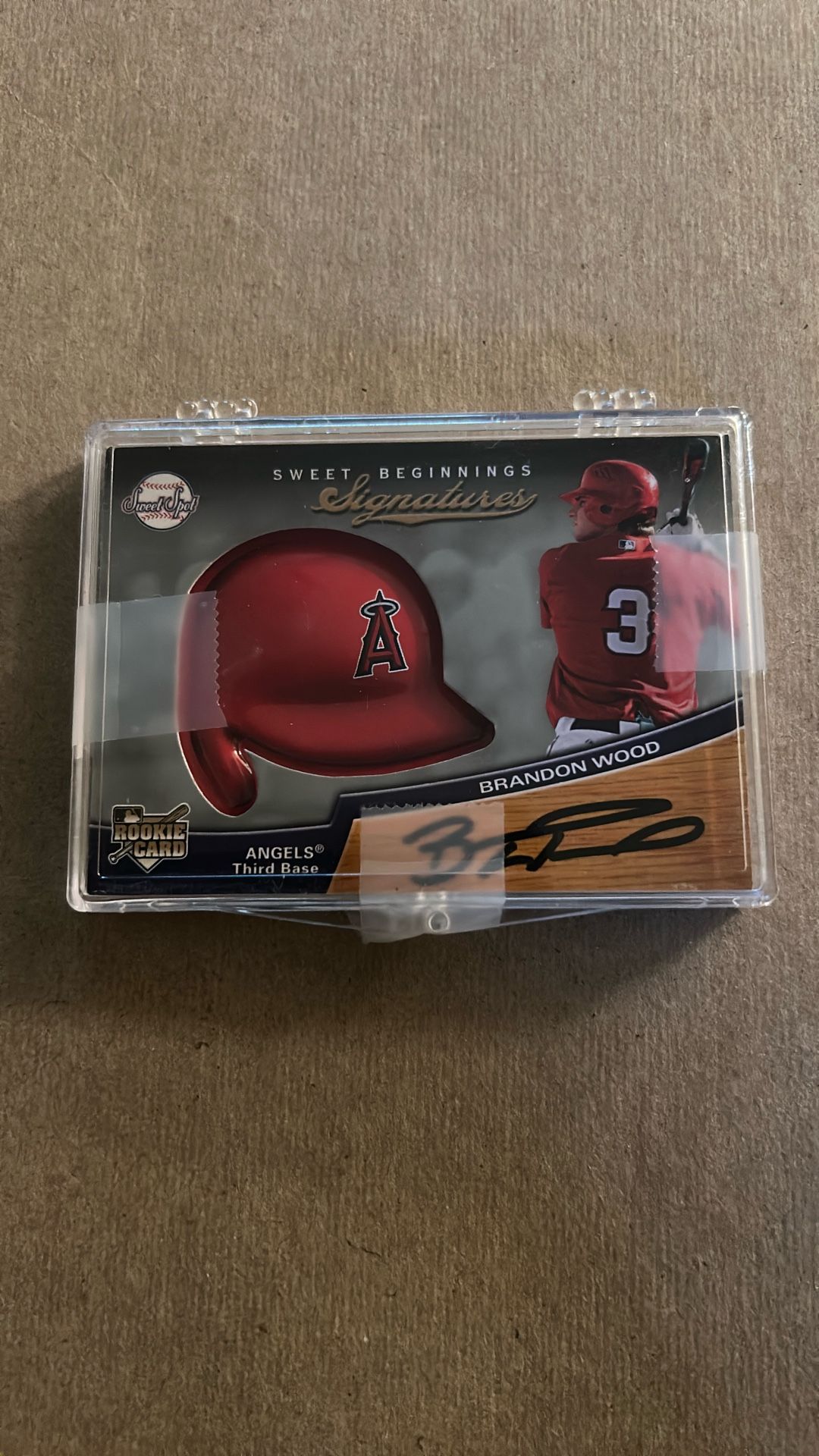 BRANDON WOOD 2007 Upper Deck Sweet Spot Beginnings Signatures #108 AUTO RC