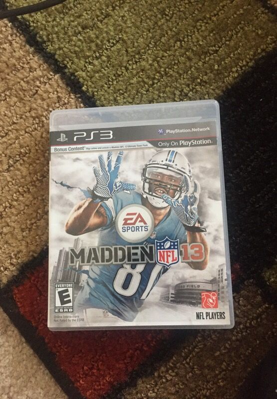 Madden 13 for PS3