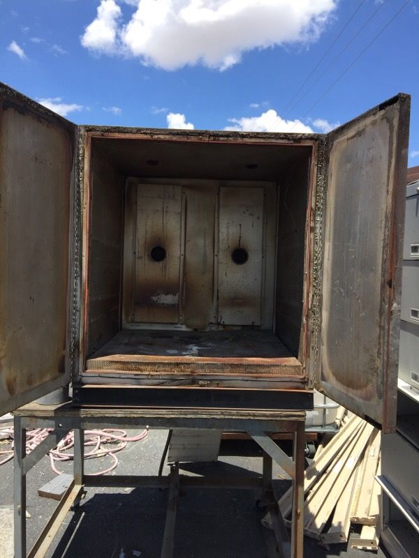 Powder coat oven 3x3x3
