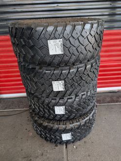 35x12.50R20 Used Tires Nitto Ridge Grappler 12/32 ā Ford F-250 Ram 2500 Chevy Silverado lifted