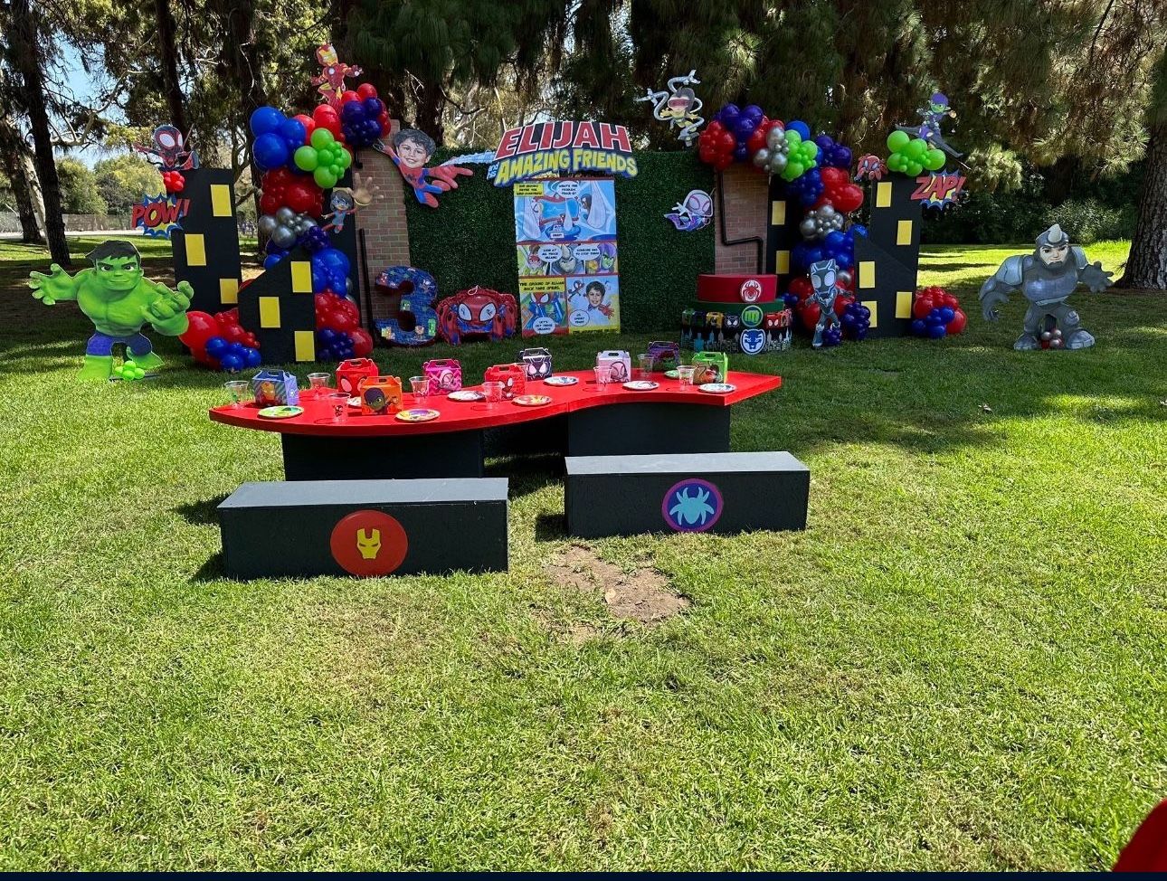 Spidey And His Amazing Friends, Backdrop Balloons, Displays