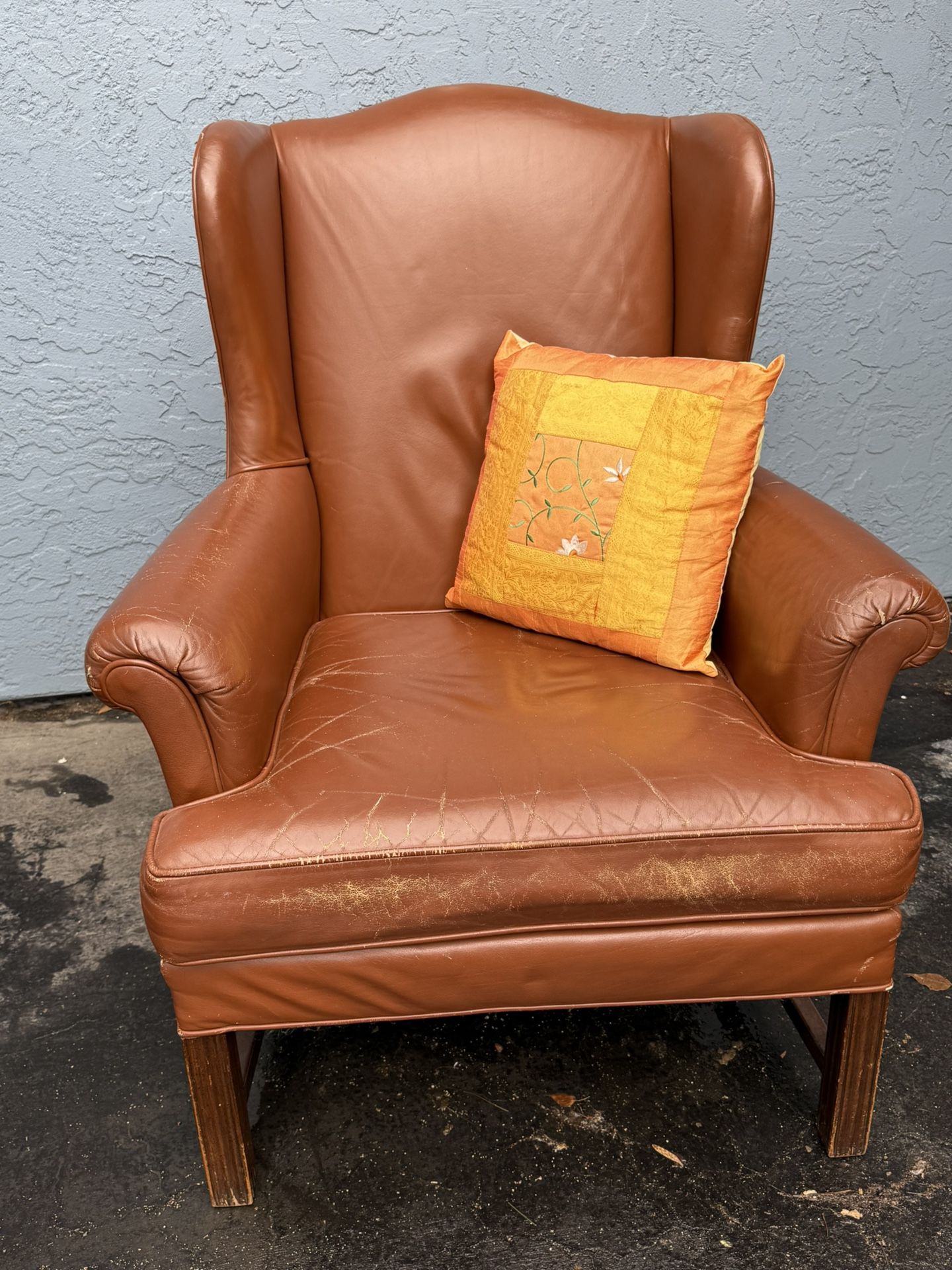 Vintage Wingback Chair
