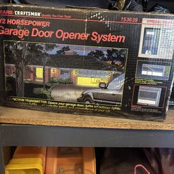 1/2 Horsepower Garage Door Opener System Craftman