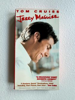 RARE Jerry Maguire COLUMBIA TRISTAR VHS 1997 Tape Video Movie Tom Cruise