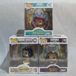 Funko POP! Premium Disney Princess Stained Glass - Pack of 3