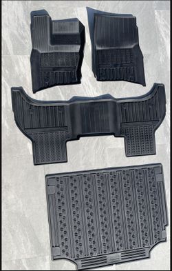 All Whether Rubber Mat Complete Set For Land Rover Defender 110 From 2020-25