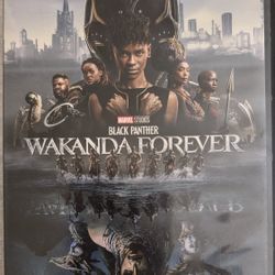 Wakanda Forever, Black Panther, Marvel Studios Movie DVD (Mint), PG13, 161 Minutes. Queen Ramonda, Shuri, M'Baku, Okoye and the mighty Dora Milaje fig