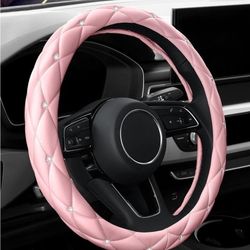 Pink Bling Steering Wheel Cover