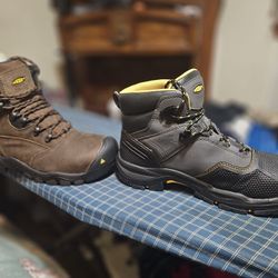 Keen Steel Toe Boots New Black Or Brown Size 10.5