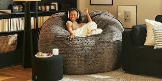 LoveSac SuperSac Beanbag Chair Midnight Mink Phur Cover