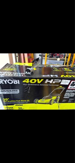 Ryobi 40V HP Brushless 20” Push Lawn Mower Kit
