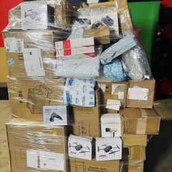 Stacked pallet of Walmart costway Amazon items!!! 