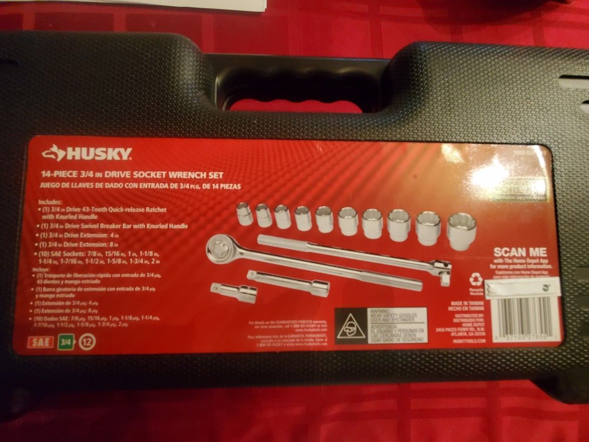 HUSKY 14 PC. 3/4 DRIVE